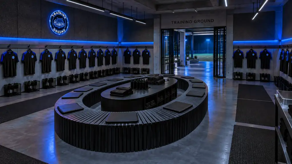 The changing room