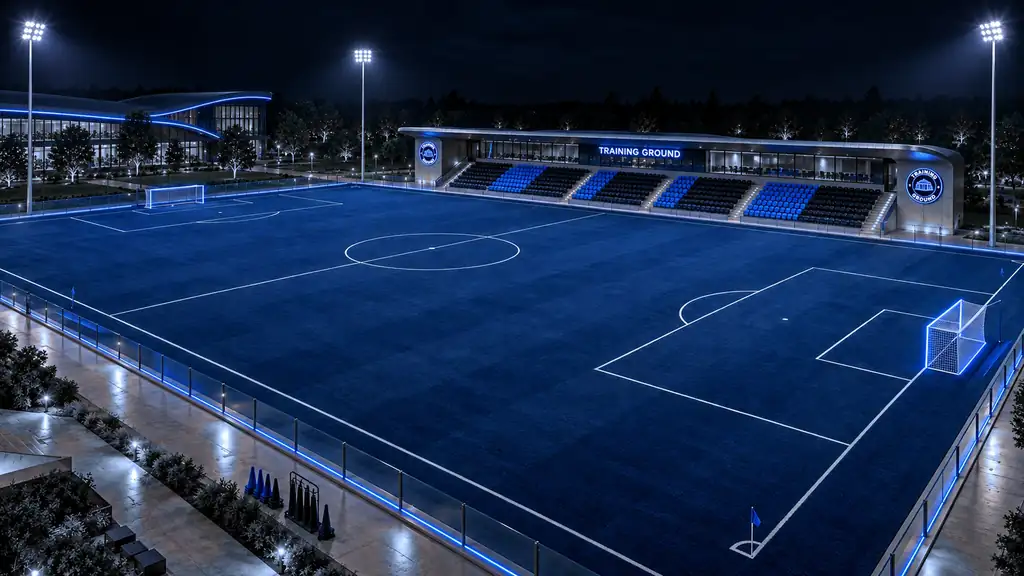 The training pitch